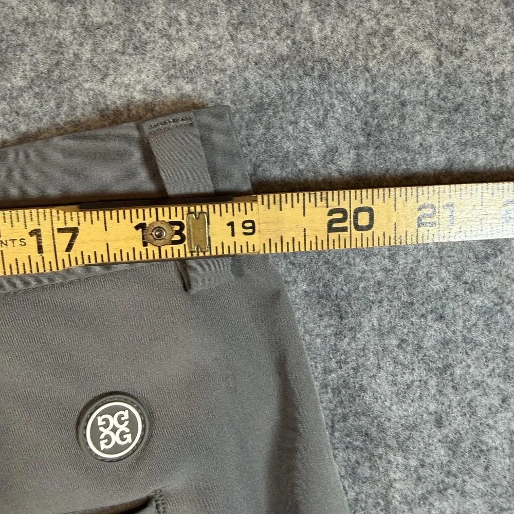 G/FORE Shorts Mens 36 Gray Performance Golf Stretch Chino 9 Inch Inseam Summer